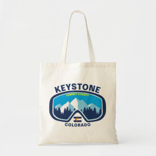 Bergskidspel för Keystone Colorado Mountain Tygkasse