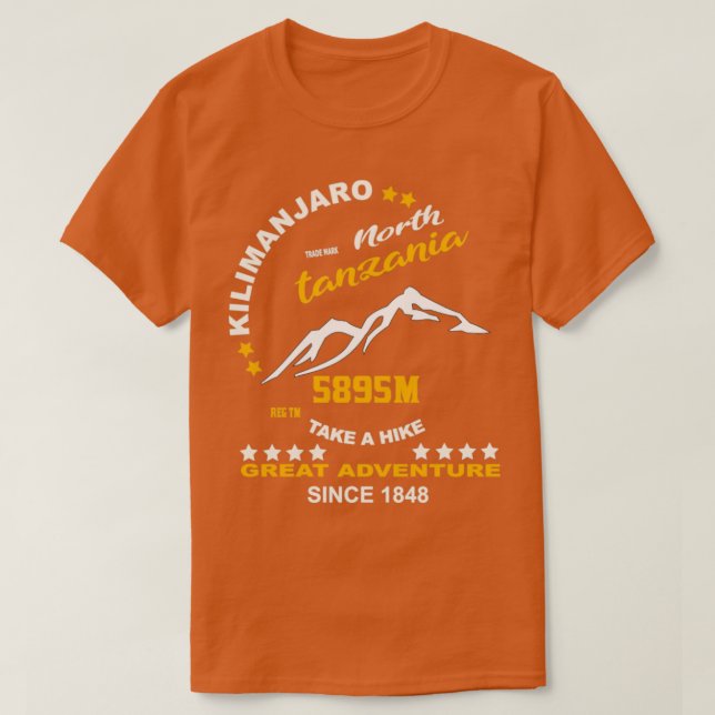 Bergskilimanjaro T Shirt (Design framsida)