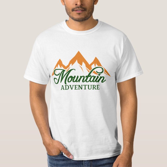 Bergskjorta Äventyr T Shirt (Framsida)