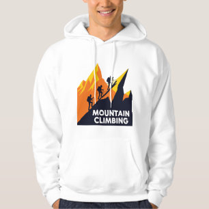 Bergsklätting Äventyr Silhouette Hoodie