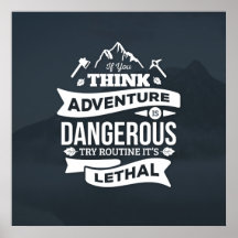 Bergsklättnaden äventyr Routine är dödlig typo