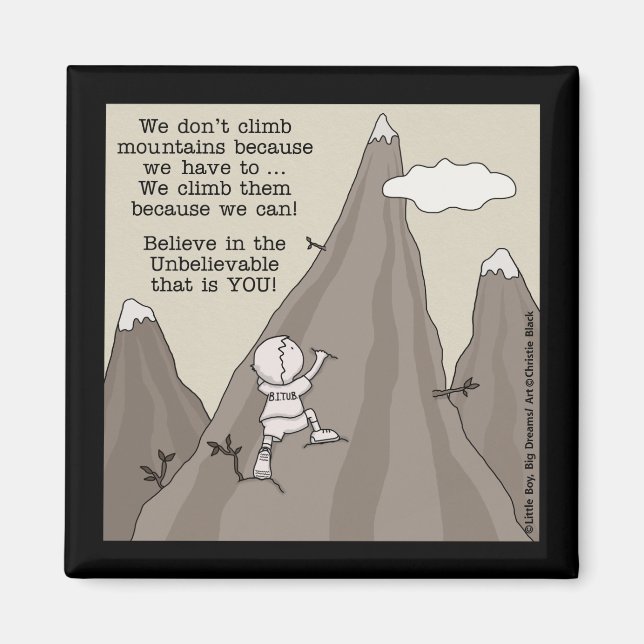 Bergsklättrare Magnet (Framsidan)