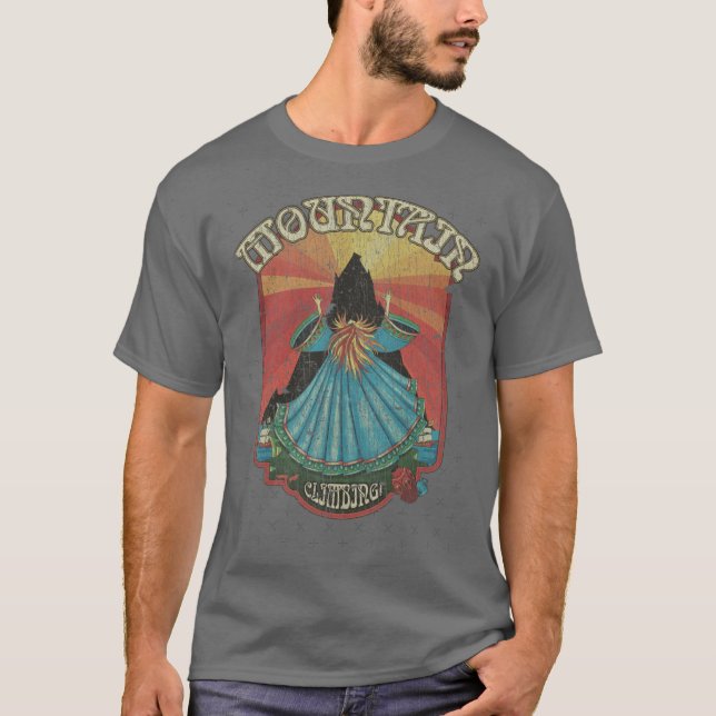 Bergsklättring 1970 familj t shirt (Framsida)