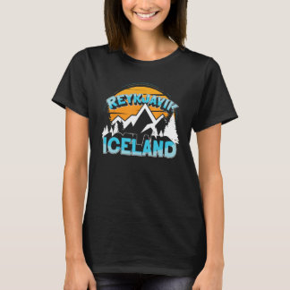 Bergsklättring Natur  Vandring Vandrare Reykjavik  T Shirt