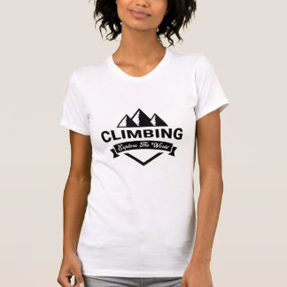 bergsklättring t shirt