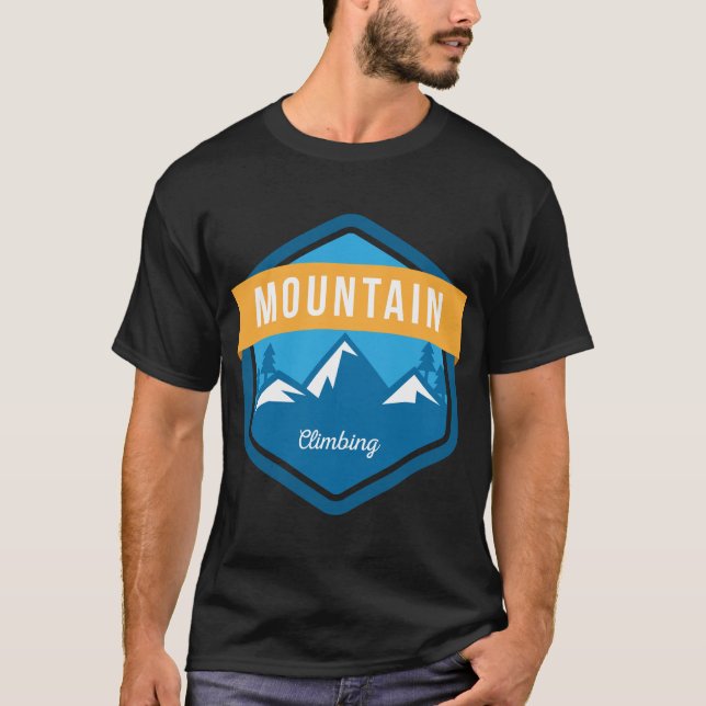 Bergsklättring T Shirt (Framsida)