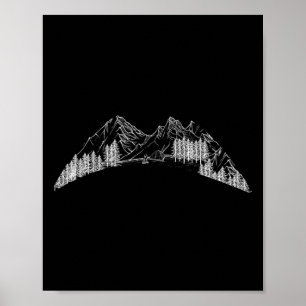 Bergsklättring Vandrings Naturälskare Camping Tröj Poster