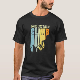 Bergsklimatet Alperna utomhus Sten Mt Everest Clim T Shirt