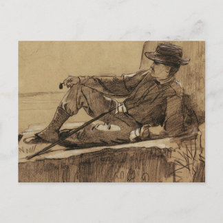 Bergsklippning vid Winslow Homer Vykort