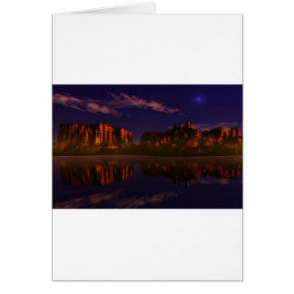 bergslandskap hälsningskort