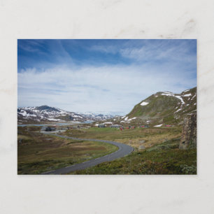 Bergslandskap i vykort för Norge