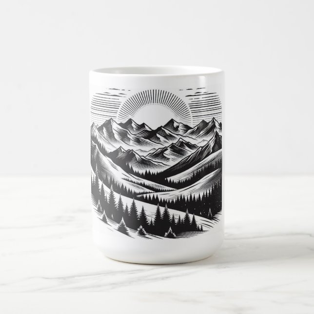 Bergslandskap Kaffemugg (Center)