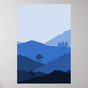 Bergslandskap Poster