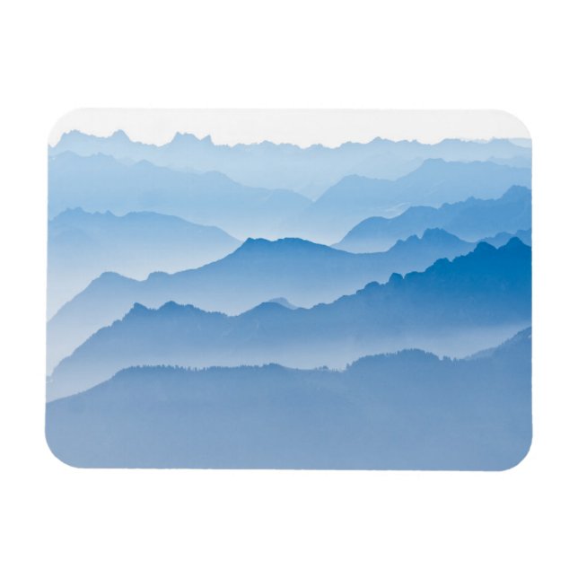 Bergslandskap | Schweiz Magnet (Horisontell)