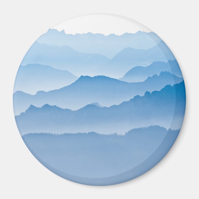 Bergslandskap | Schweiz Magnet (Framsidan)