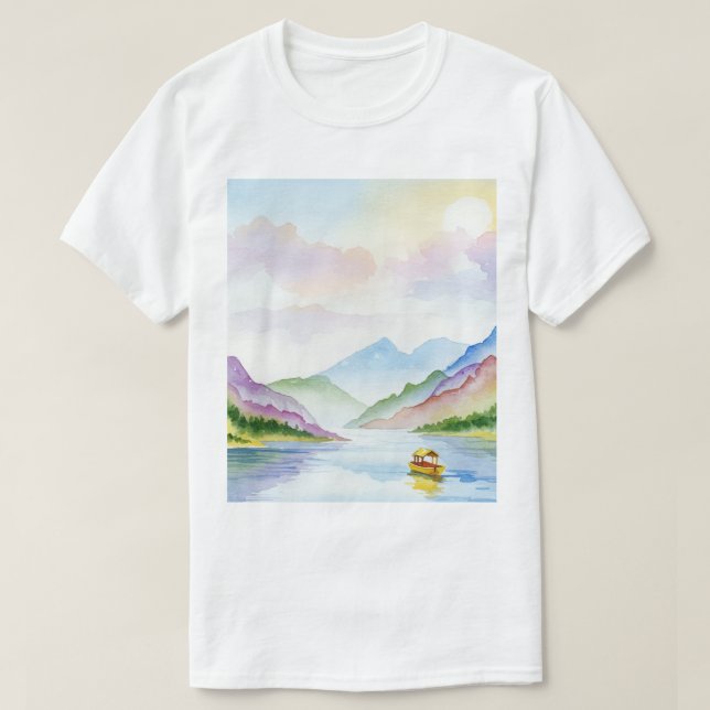 Bergslandskap T Shirt (Design framsida)