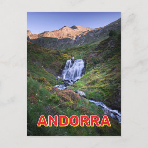 Bergslandskapet i Andorra Vykort