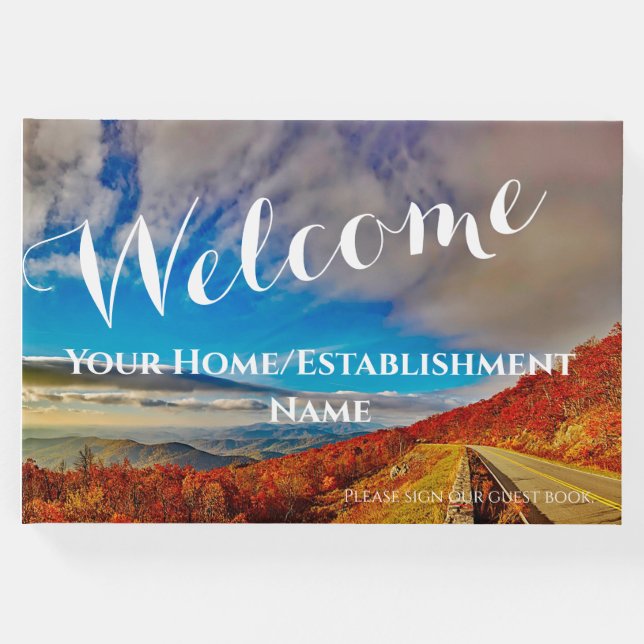 Bergslandskaps Hem/ Fastighet Gästbok (Framsida)