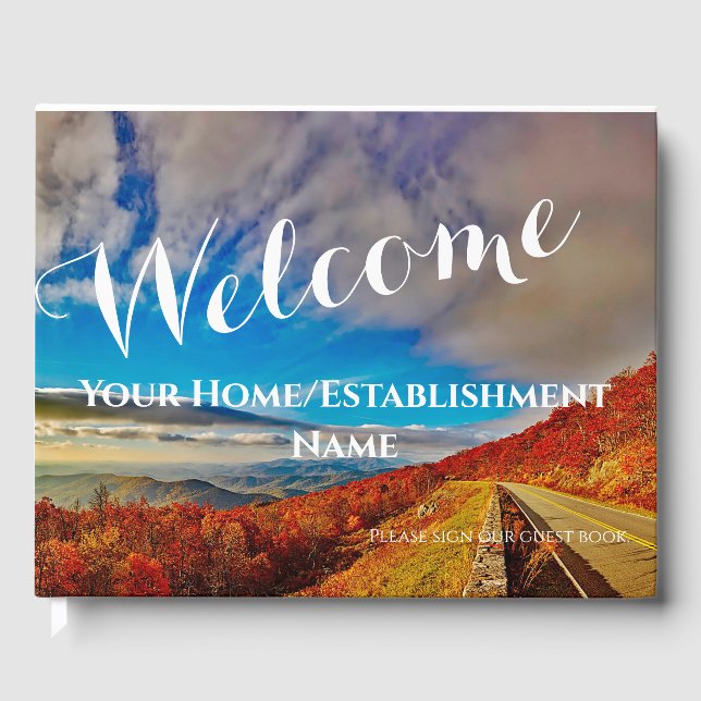 Bergslandskaps Hem/ Fastighet Gästbok (Framsida)