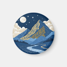 Bergsmånlyster Magnet