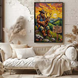 Bergsmyter: Bigfoot's Gentle Embrace Poster