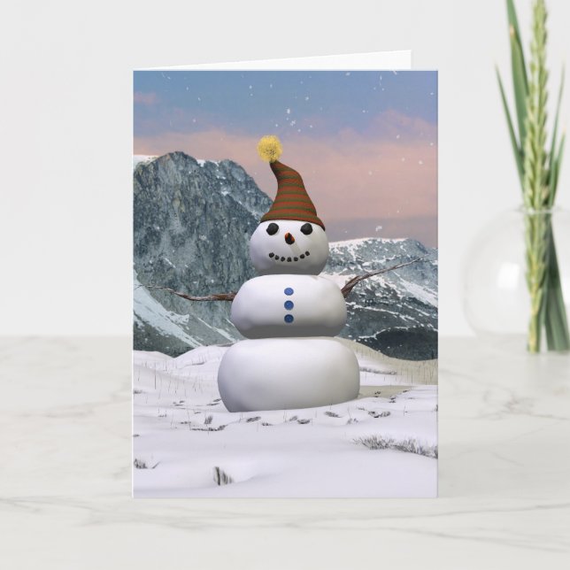 Bergsnögubbe Helgkort (Framsida)