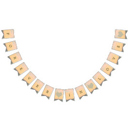 Bergsolnedgång i Kärlek Vimplar