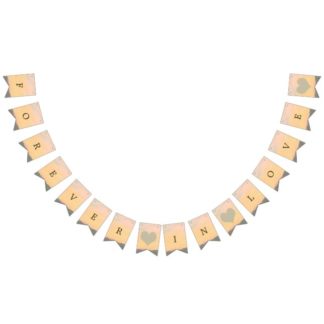 Bergsolnedgång i Kärlek Vimplar (Alla)