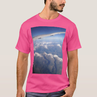 Bergsområde från Flygplan Lång T Shirt