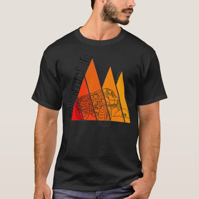 Bergsområde Tacoma overland Premium T Shirt (Framsida)