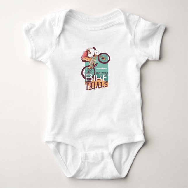 Bergsområden Biker T Shirt (Framsida)