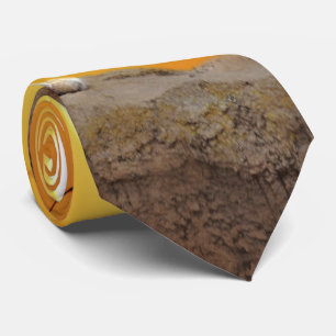 Bergsområden lejona vid solnedgång slips