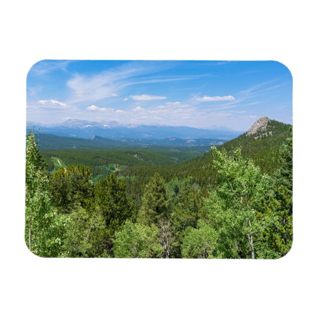 bergsområden och skogsdalar vid guldkanyon grind magnet (Horisontell)