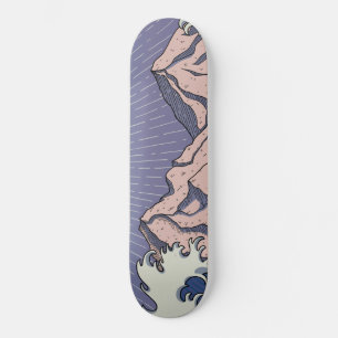 Bergsområden och Vinkara Mini Skateboard Bräda 18,5 Cm