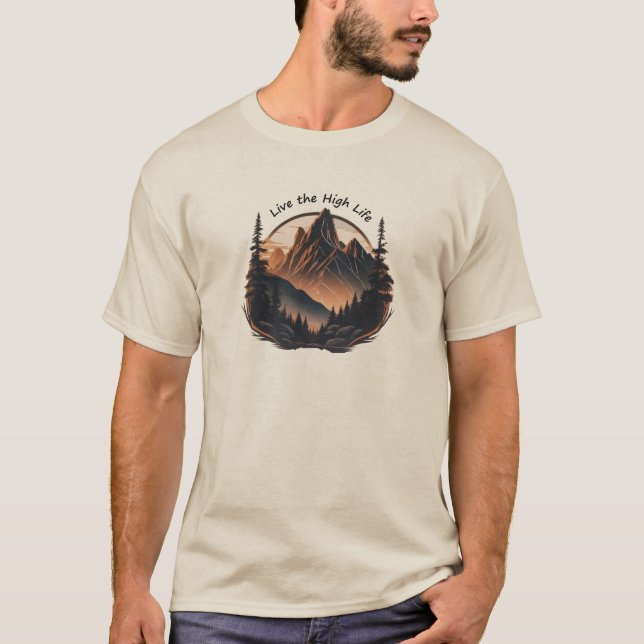 Bergsområden pride t shirt (Framsida)