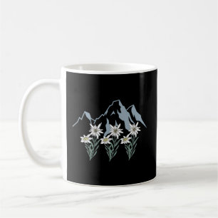 Bergsområden Schweiz Alpernor Edelweiss Basket Alp Kaffemugg