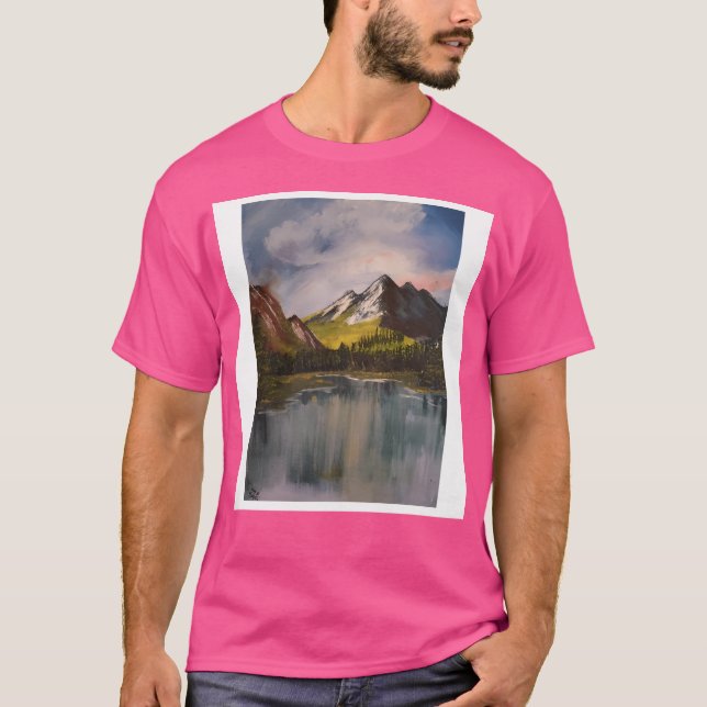 Bergsområden utan överkant t shirt (Framsida)
