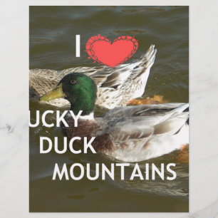 Bergsområdena Ducky anka.