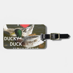 Bergsområdena Ducky anka. Bagagebricka