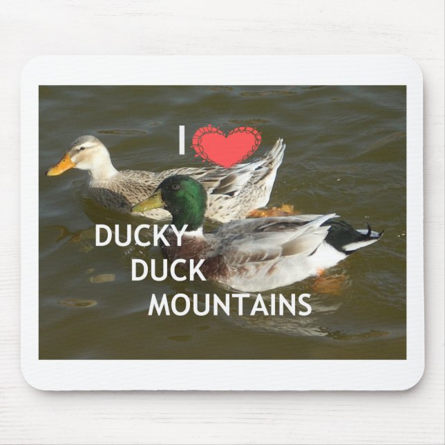 Bergsområdena Ducky anka. Musmatta (Framsidan)