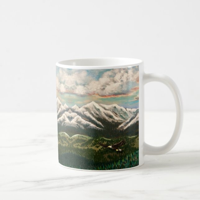 Bergsområdena Oregon Mugg (Höger)