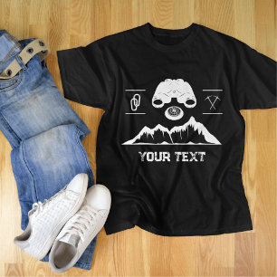 Bergsområdena Resa älskare, Anpassningsbar Camping T Shirt