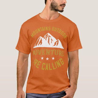 Bergsområdena utanför Äventyr ringer T Shirt