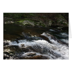 bergsområdet Appalachian bäck Hälsningskort