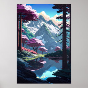 Bergsområdet Kant Poster