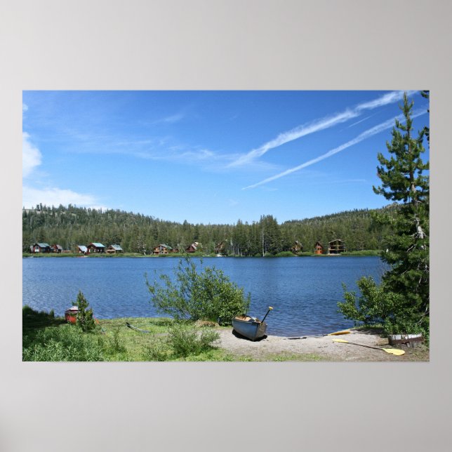 Bergsområdet Sjö, Canoes Poster (Framsidan)