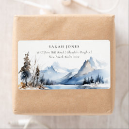 Bergsområdet Sjö, västra Snö i Adress Fraktsedel