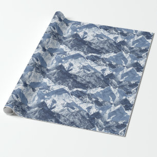 Bergsomslagning papper presentpapper