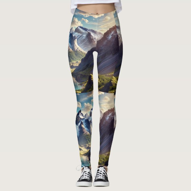 Bergspån Leggings (Framsida)