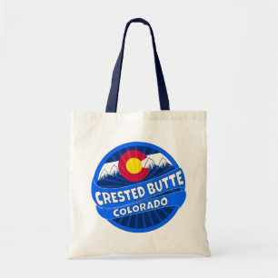 Bergspåse av grillad Butte Colorado Tygkasse